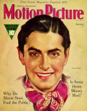 Tyrone Power - MotionPictureMagazineCover1930's Photo