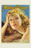 Greta Garbo - Motion Picture Magazine Cover 1940's Masterprint