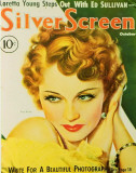 Wray, Fay - Silver Screen Magazine Cover 1940's Lámina maestra