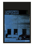 Vice City - Chicago grey Giclee Print by Pascal Normand
