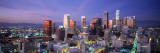 Night, Skyline, Cityscape, Los Angeles, California, USA Autocollant mural par Panoramic Images 