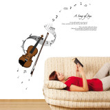 Strumming Violin A Song of Joys Wandabziehbild