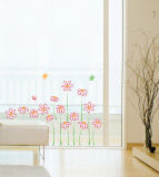 Daises and Butterflies Wall Decal