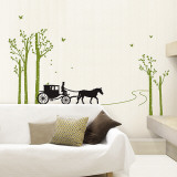Quiet Stage Coach Ride Autocollant mural