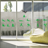 Instructional Yoga Poses Stance Mode (wallstickers) Instructional Yoga Poses Stance Mode (wallstickers)
