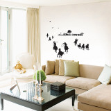 Cowboy Rodeo Herd Autocollant mural