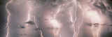 Lightning, Thunderstorm, Weather, Sky, Clouds Wall Decal by Panoramic Images 
