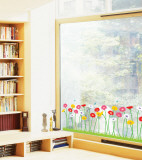 Fleurs au printemps - Stickers pour fenêtres Autocollant mural
