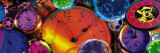 Clocks, Still Life, Time, Clock Hands, Montage Wall Decal by Panoramic Images 