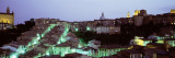 Light Illuminated in the City, Siena, Tuscany, Italy Wall Decal by Panoramic Images 