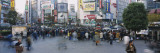 Crowd Walking at Shibuya Crossing, Tokyo, Japan Wall Decal by Panoramic Images 