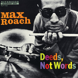 Max Roach - Deeds, Not Words Wall Decal by Paul Bacon