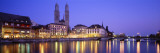 Commercial District, Limmatquai, Zurich, Switzerland Wall Decal by Panoramic Images 
