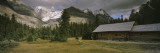 Log Cabins on a Mountainside, Yoho National Park, British Columbia, Canada Wall Decal by Panoramic Images 