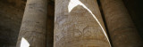 Low Angle View of Stone Columns, Great Hypostyle Hall, Temple of Horus, Edfu, Egypt Wall Decal by Panoramic Images 