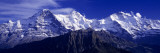 Swiss Mountains, Berner, Oberland, Switzerland Wall Decal by Panoramic Images 