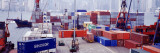 Shipping Containers, Victoria Harbor, Hong Kong, China Wall Decal by Panoramic Images 