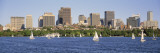 Panoramic View of an Urban Skyline by the Shore, Boston, Massachusetts, USA Wall Decal by Panoramic Images 