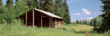 Log Cabin in a Field, Kenai Peninsula, Alaska, USA Wall Decal by Panoramic Images 