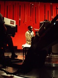 Ray Charles Filming for the BBC Wall Decal