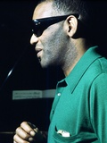Ray Charles Taping a Coca-Cola Radio Commercial, 1967 Wall Decal