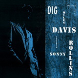 Miles Davis featuring Sonny Rollins - Dig Autocollant mural