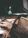 Ray Charles Taping a Coca-Cola Radio Commercial, 1967 Wall Decal
