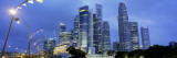 Evening, Singapore Vinilos decorativos por Panoramic Images Evening, Singapore Vinilos decorativos por Panoramic Images