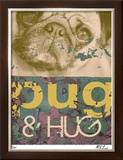 Pug & Hug Impressão emoldurada de edição limitada por M.J. Lew Pug & Hug Impressão emoldurada de edição limitada por M.J. Lew