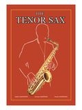 The Tenor Sax Wall Decal