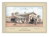 Maryland Building, Centennial International Exhibition, 1876 Wall Decal by Thompson Westcott