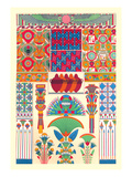 Egyptian Decor Wall Decal by Racinet 
