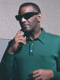 Ray Charles Taping a Coca-Cola Radio Commercial, 1967 Wall Decal