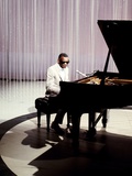 Ray Charles Filming for NBC Wall Decal