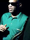 Ray Charles Taping a Coca-Cola Radio Commercial, 1967 Wall Decal