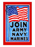 Join, Army, Navy, Marines Vinilos decorativos Join, Army, Navy, Marines Vinilos decorativos