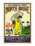 North Grove Brand Tea Wall Decal