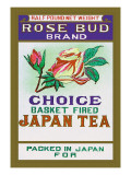 Rose Bud Brand Tea Wall Decal