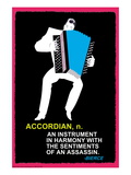Accordian Autocollant mural