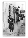 Scottish Bagpiper Kalkomania ścienna autor Irving Underhill Scottish Bagpiper Kalkomania ścienna autor Irving Underhill