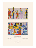 Egyptian Gods, Goddesses and Pharaohs Autocollant mural par Racinet 