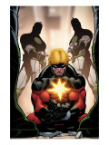 Captain Marvel 4 Cover: Captain Marvel Prints by McGuiness Ed
