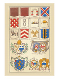 Heraldic Arms: Tenne and Sanguine Wall Decal by Hugh Clark