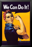 Rosie the Riveter (1944) Pôsters por J. Howard Miller