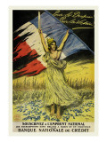 For the Flag, For Victory Wall Decal by Georges Scott