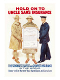 Hold on to Uncle Sam's Insurance Kalkomania ścienna autor James Montgomery Flagg Hold on to Uncle Sam's Insurance Kalkomania ścienna autor James Montgomery Flagg
