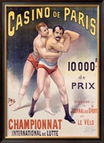 Casino de Paris Championnat de Lutte Framed Giclee Print by PAL (Jean de Paleologue) 