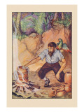 Robinson Crusoe: I Wanted No Sort of Earthenware Autocollant mural par Milo Winter