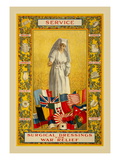 Service, Surgical Dressings for War Relief Wall Decal by Thomas Tryon