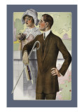 Dapper Man and Maudlin Girl Vinilos decorativos